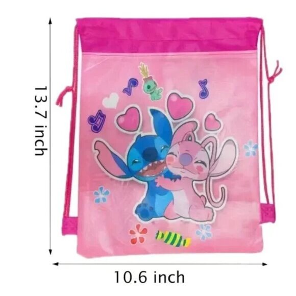 Disney Stitch & Angel Drawstring Bag - Picture 3 of 3